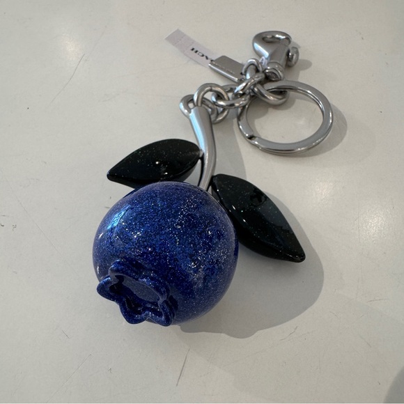 coach Glitter Blueberry Bag Charm cr434 - Picture 3 of 5